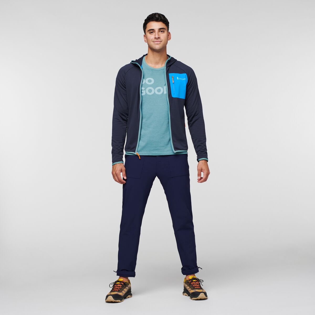 Otero Fleece Full Zip Hooded Jacket Men's - Image 13