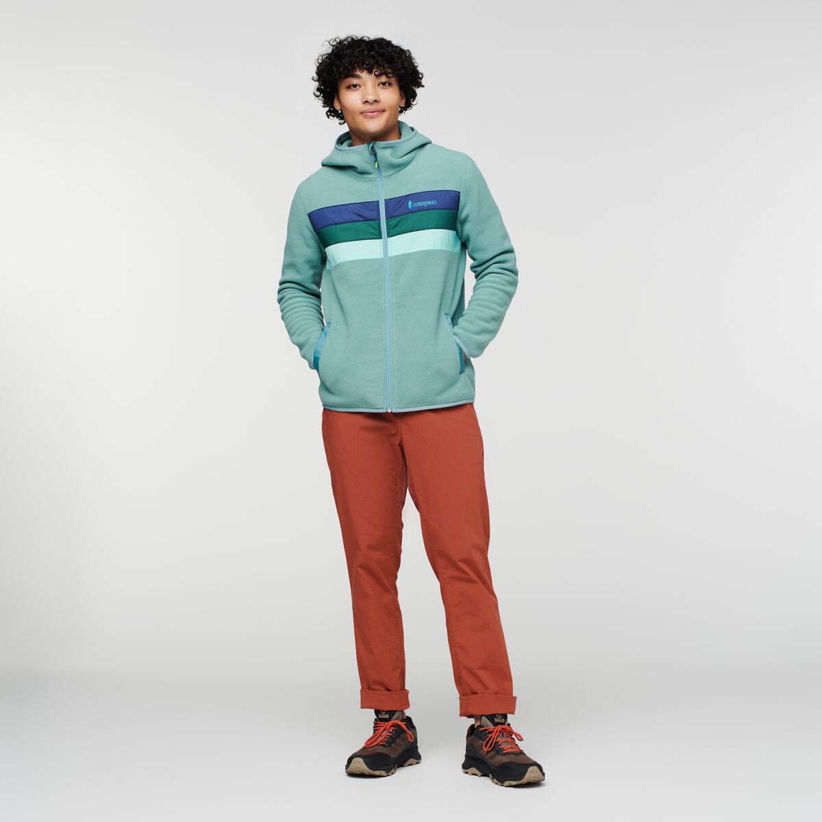 Alternative view of Teca Fleece Hooded Full Zip Jacket   Men's