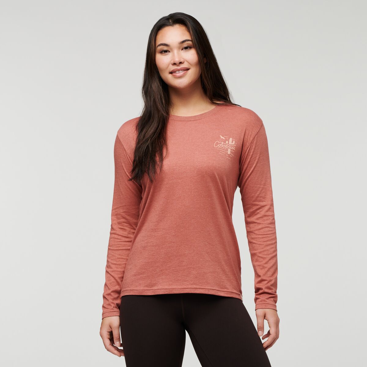 Hello Llama Long Sleeve T Shirt Women's