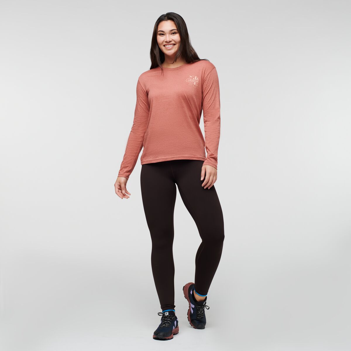 Alternative view of Hello Llama Long Sleeve T Shirt   Women's