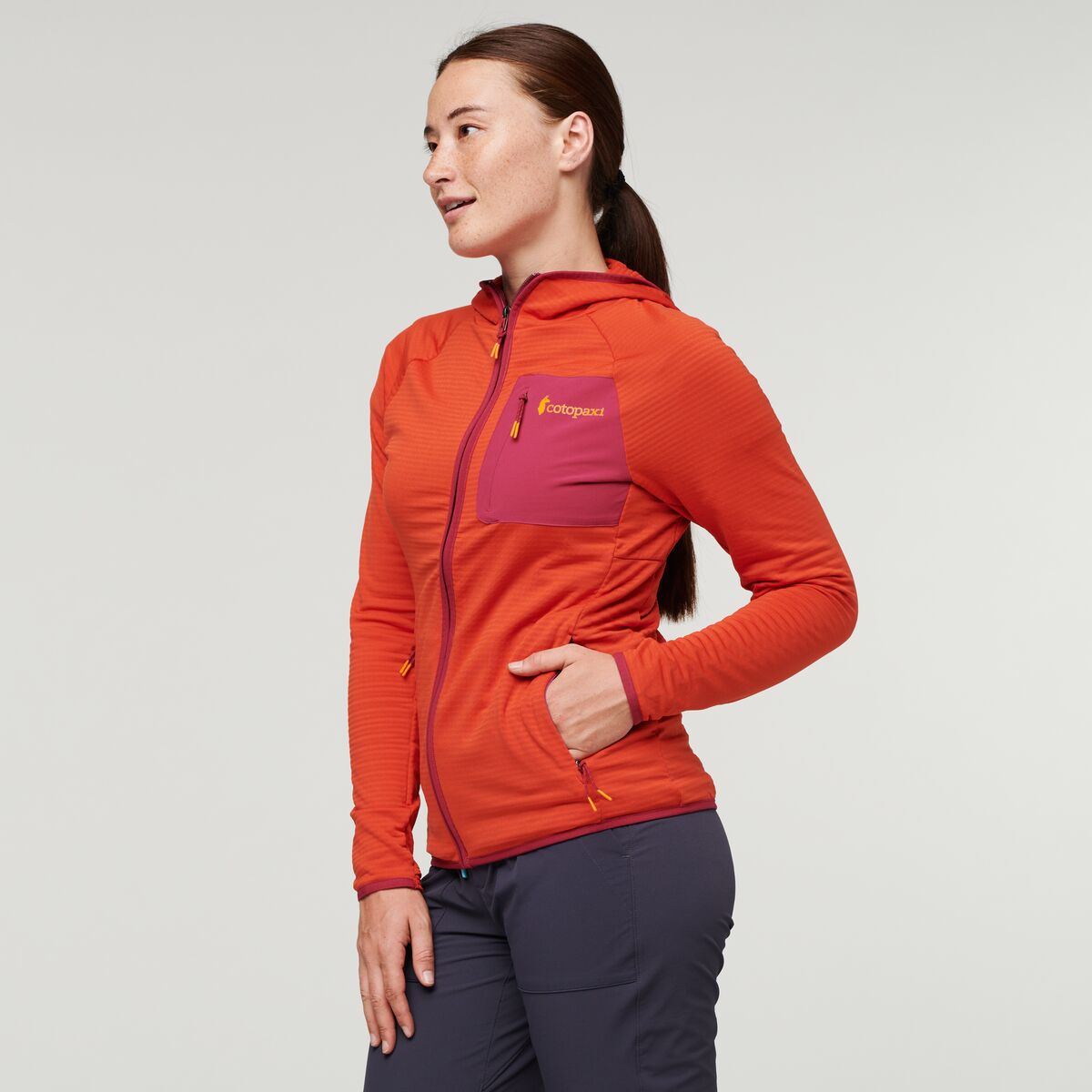 Otero Fleece Full Zip Hooded Jacket Women's - Image 10