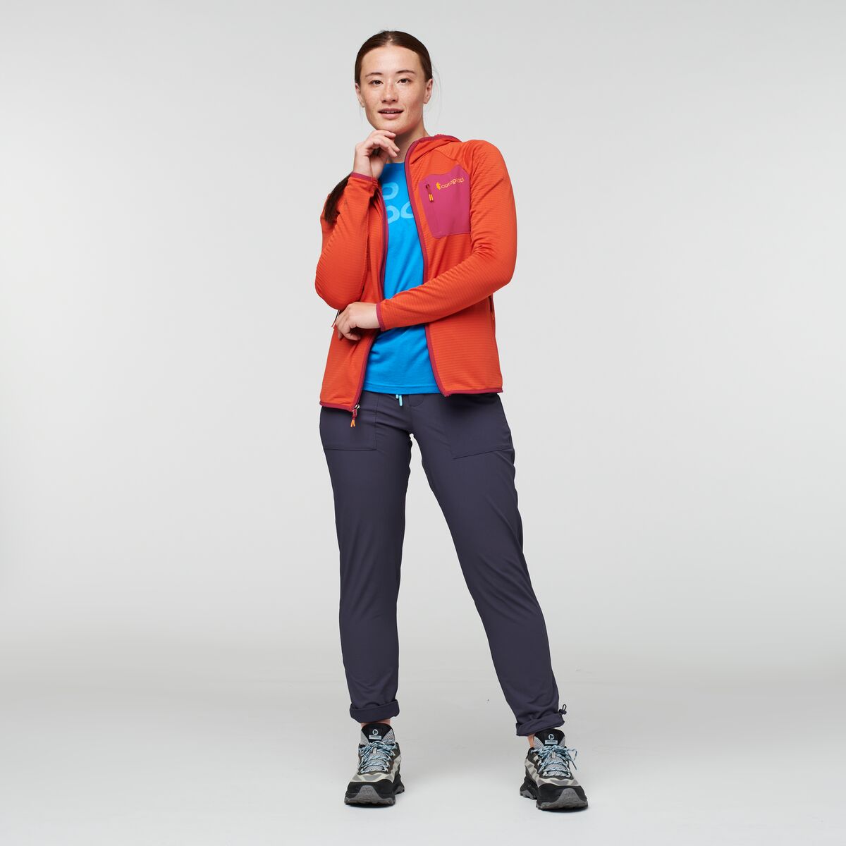 Otero Fleece Full Zip Hooded Jacket Women's - Image 9