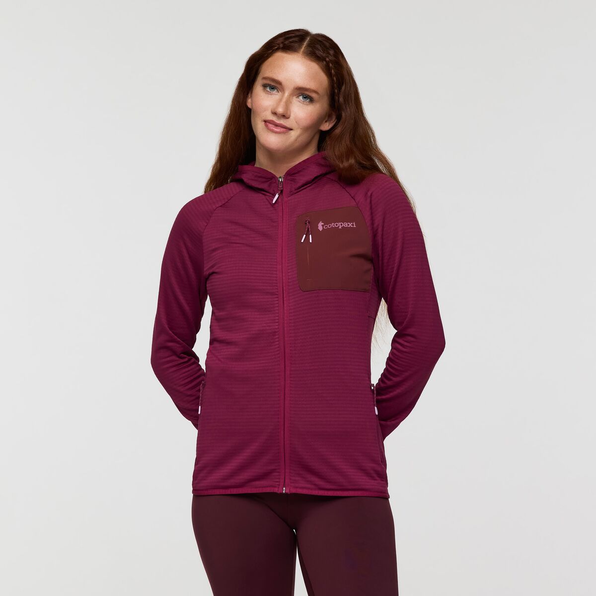 Otero Fleece Full Zip Hooded Jacket Women's - Image 9