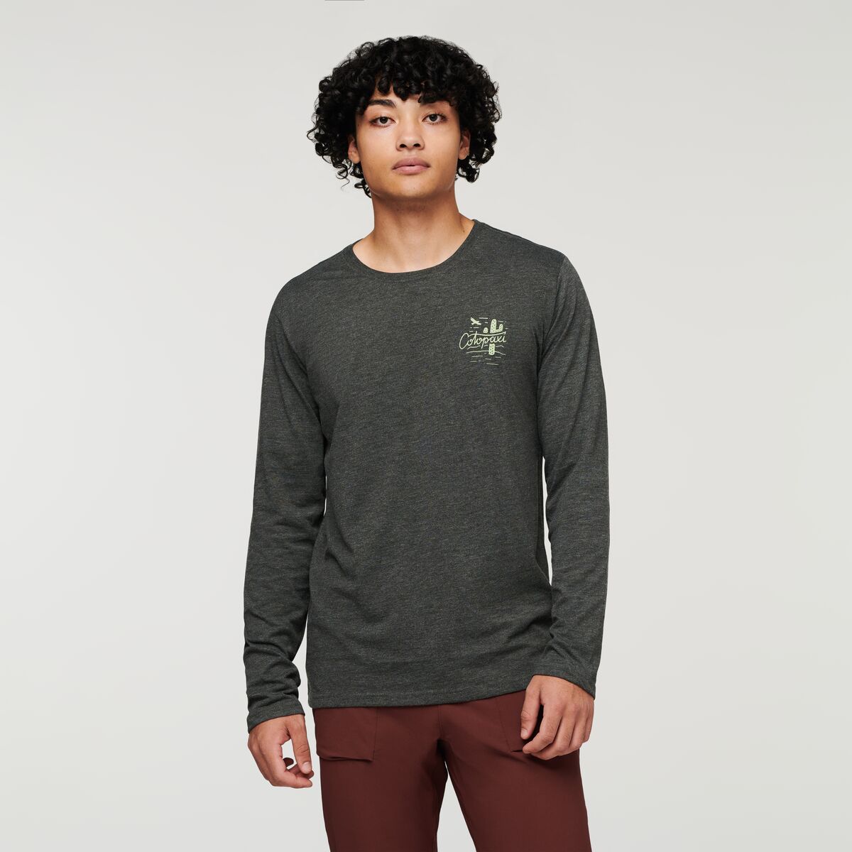 Hello Llama Long Sleeve T Shirt Men's