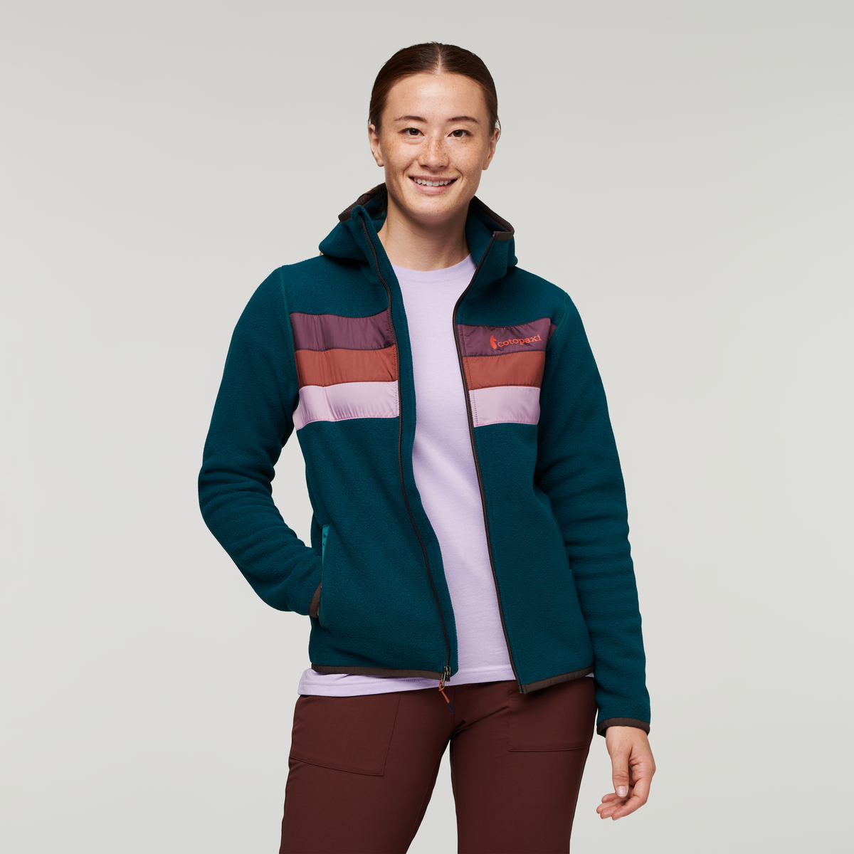 Teca Fleece Hooded Full Zip Jacket Women's - Image 7