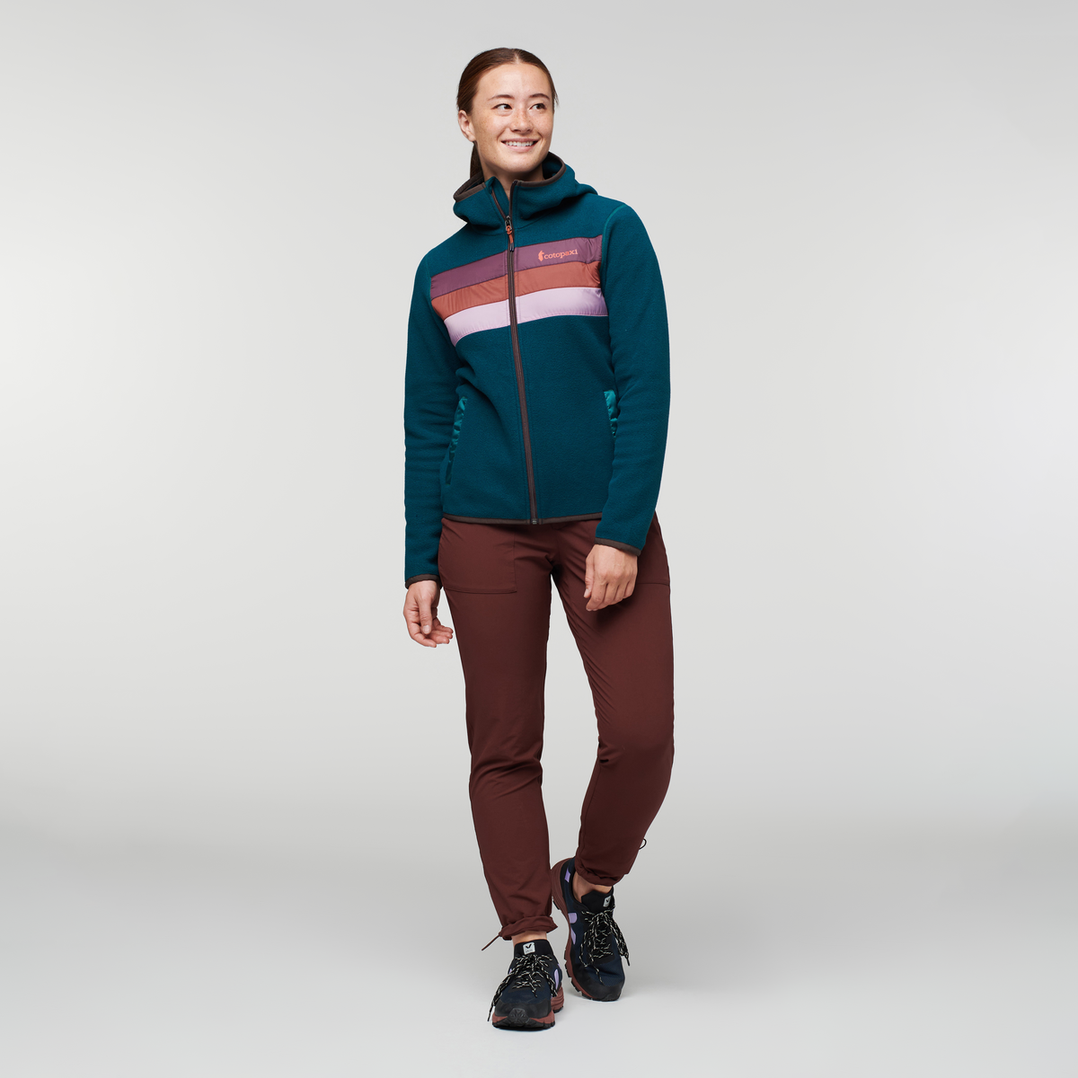 Teca Fleece Hooded Full Zip Jacket Women's - Image 8