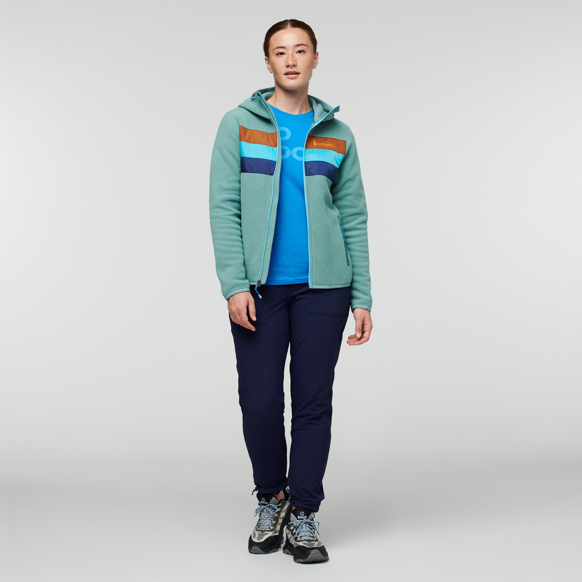 Alternative view of Teca Fleece Hooded Full Zip Jacket   Women's