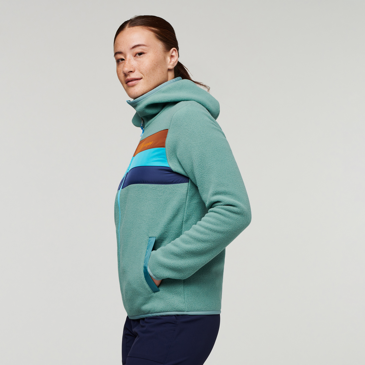 Teca Fleece Hooded Full Zip Jacket Women's - Image 3