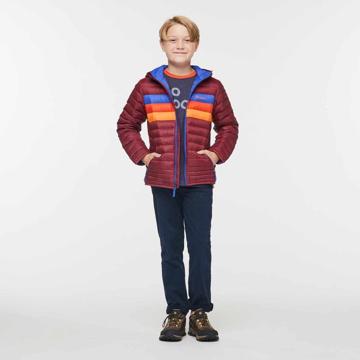 Alternative view of Fuego Hooded Down Jacket   Kids'