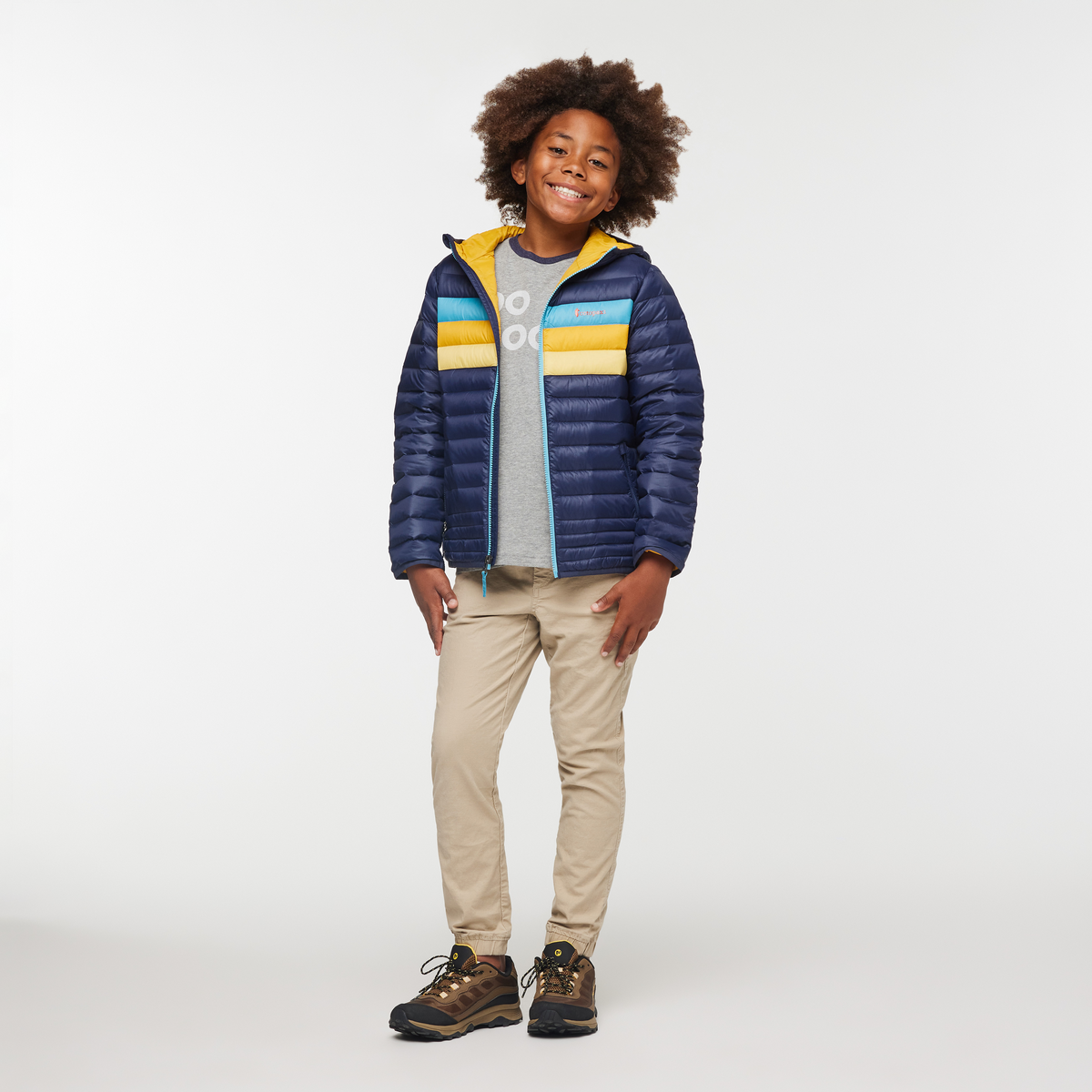 Alternative view of Fuego Hooded Down Jacket   Kids'