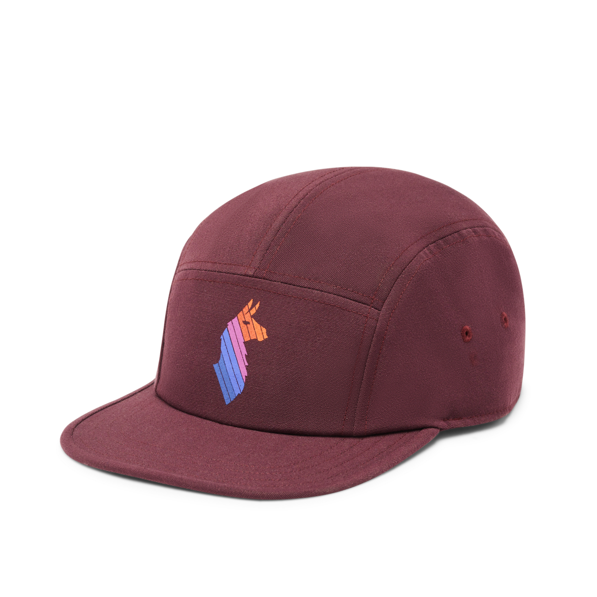 Llama Stripes 5 Panel Hat
