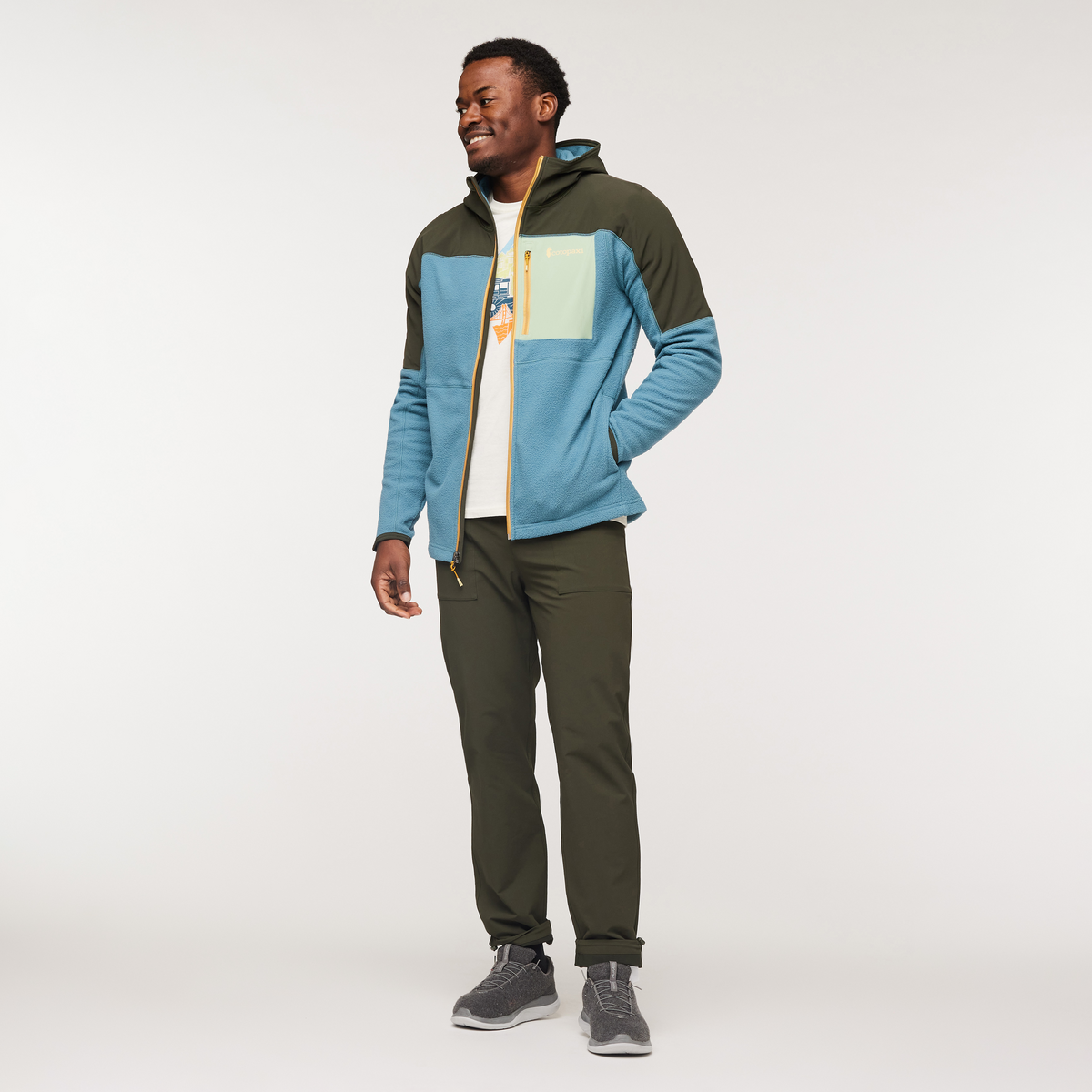 Abrazo Hooded Full Zip Fleece Jacket Men's - Image 13