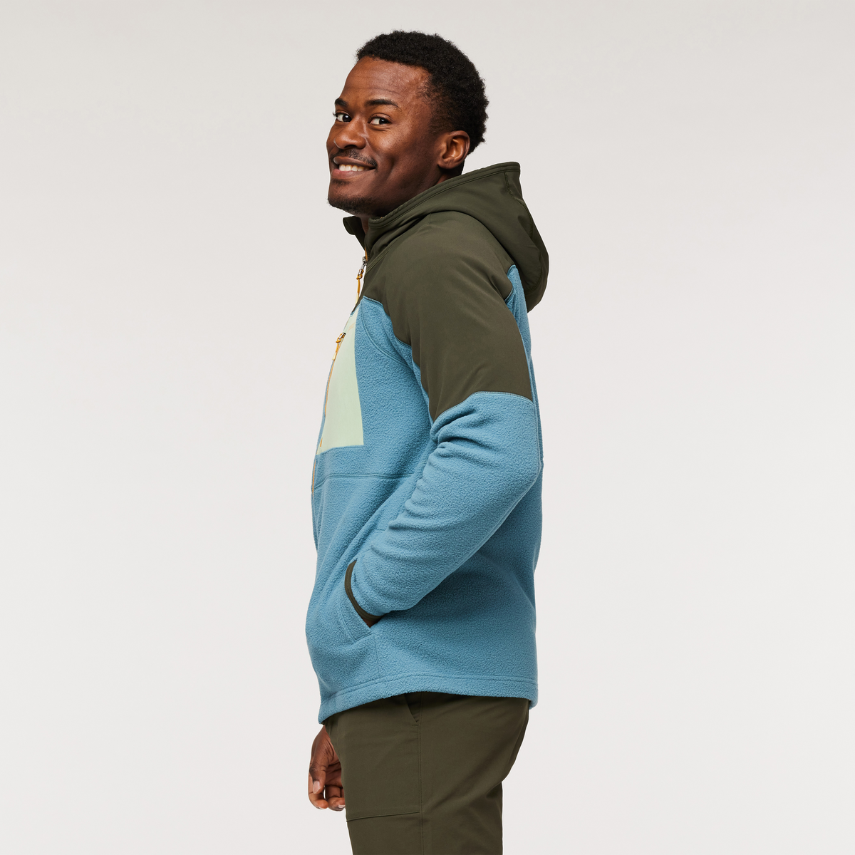 Abrazo Hooded Full Zip Fleece Jacket Men's - Image 14