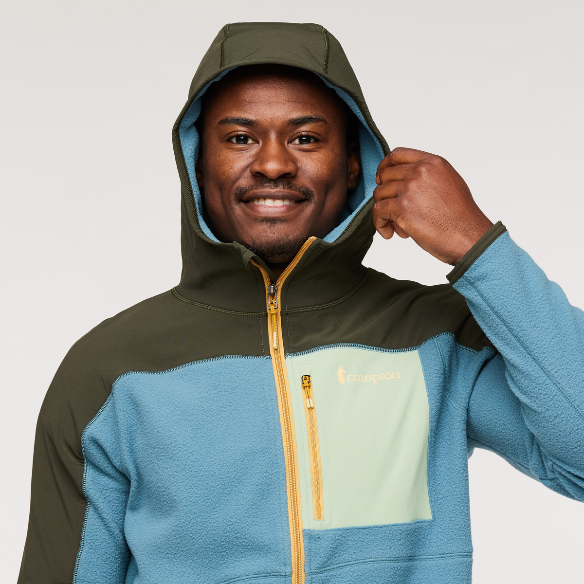 Abrazo Hooded Full Zip Fleece Jacket Men's - Image 16