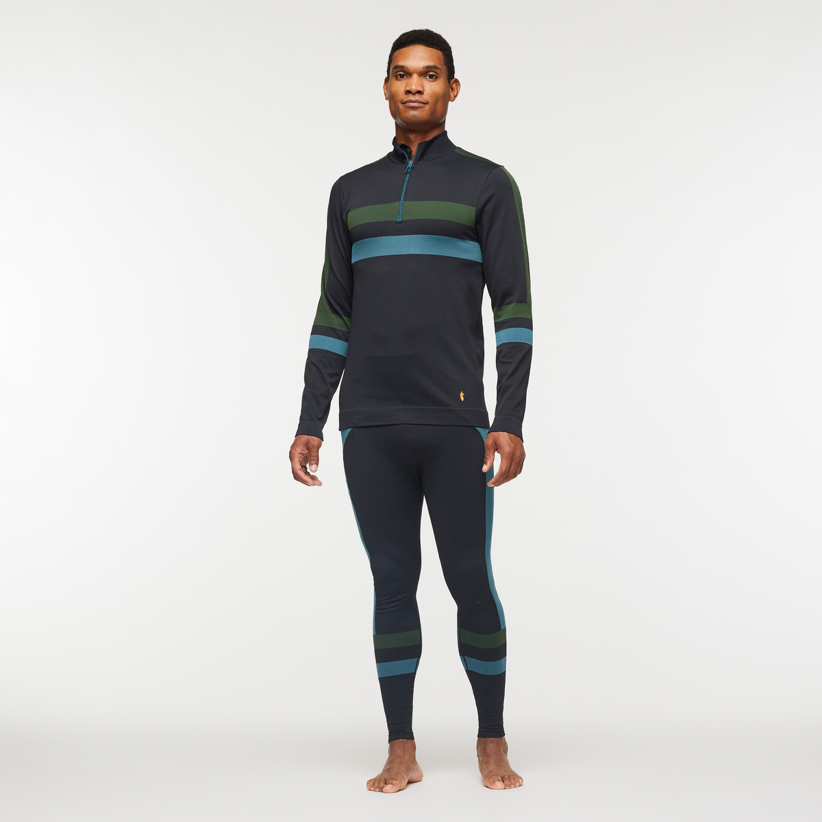 Alternative view of Debajo Seamless Baselayer Quarter Zip   Men's