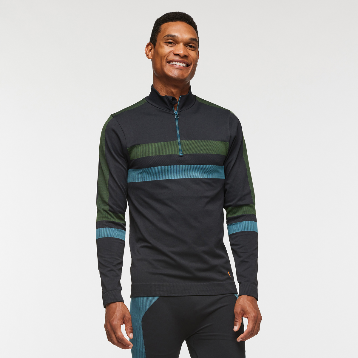 Debajo Seamless Baselayer Quarter Zip   Men's