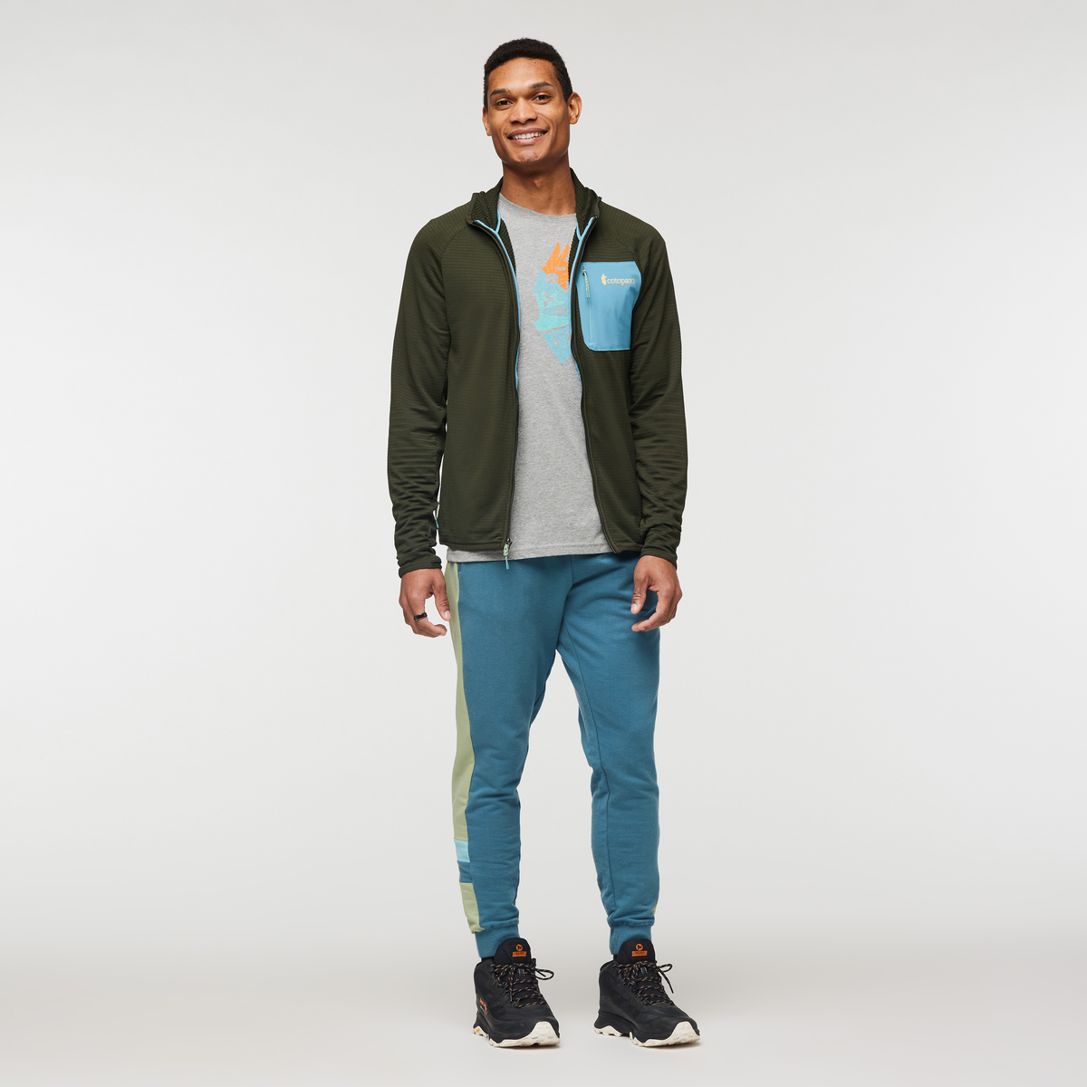 Otero Fleece Full Zip Hooded Jacket Men's - Image 7