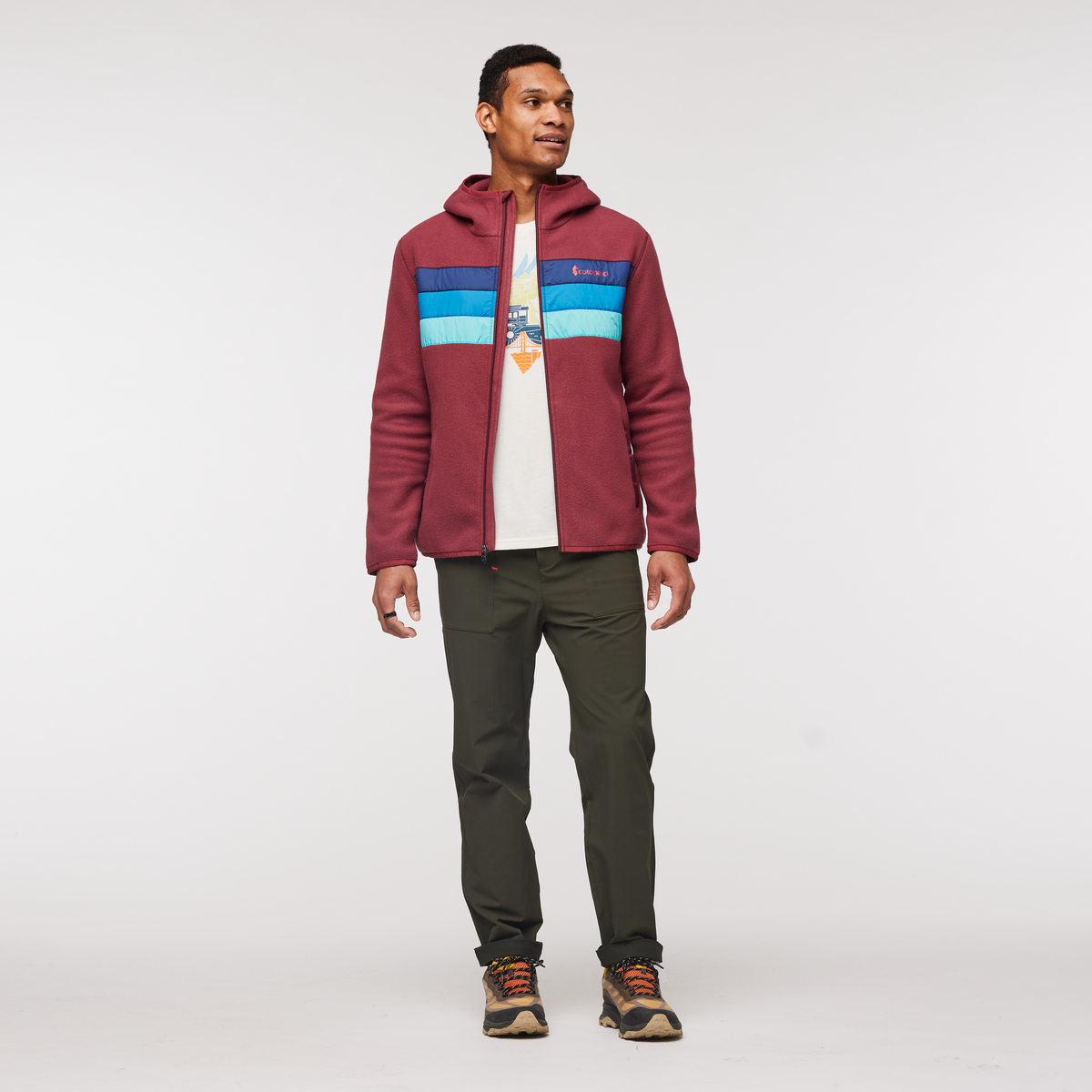 Teca Fleece Hooded Full Zip Jacket Men's - Image 9