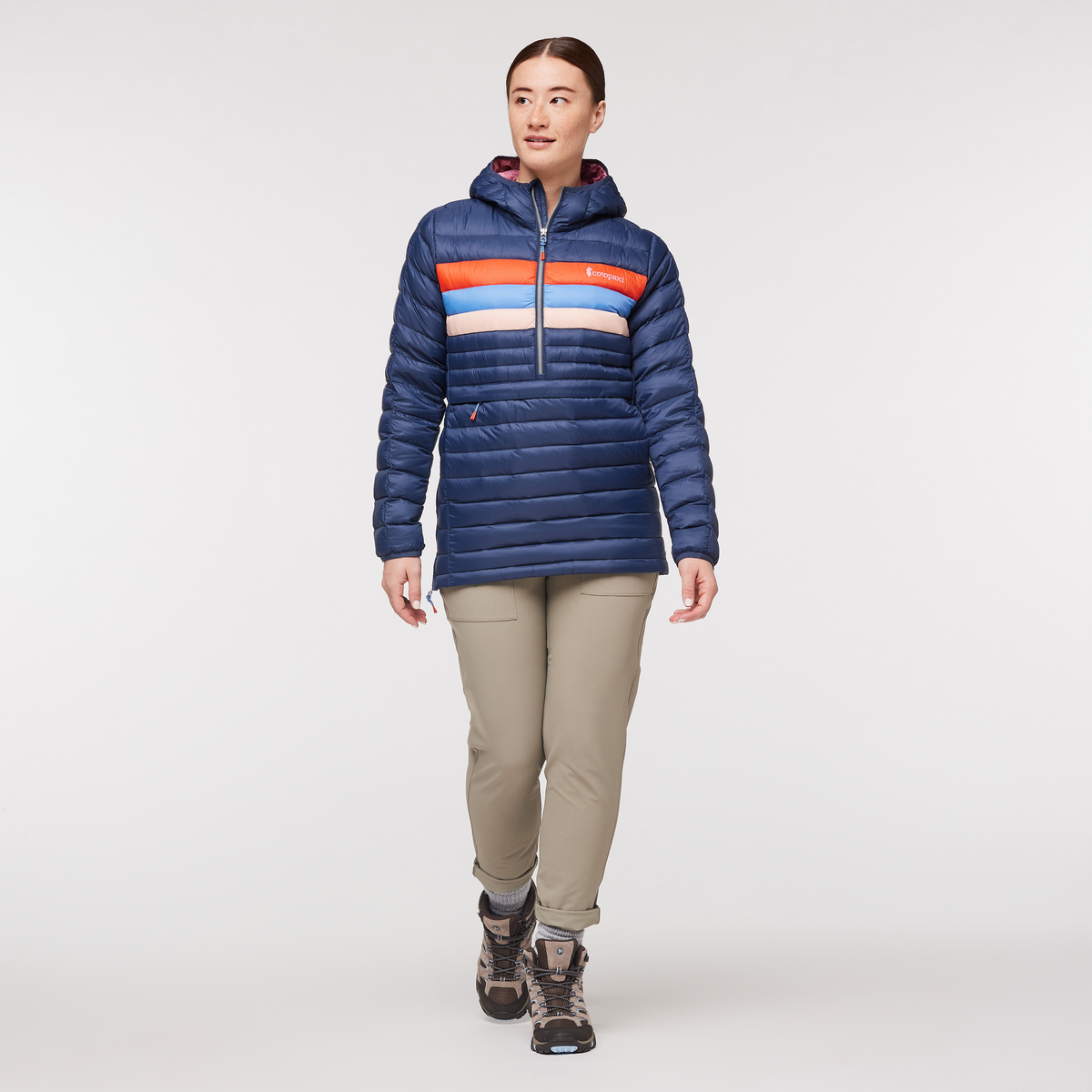 Alternative view of Fuego Down Hooded Pullover   Women's