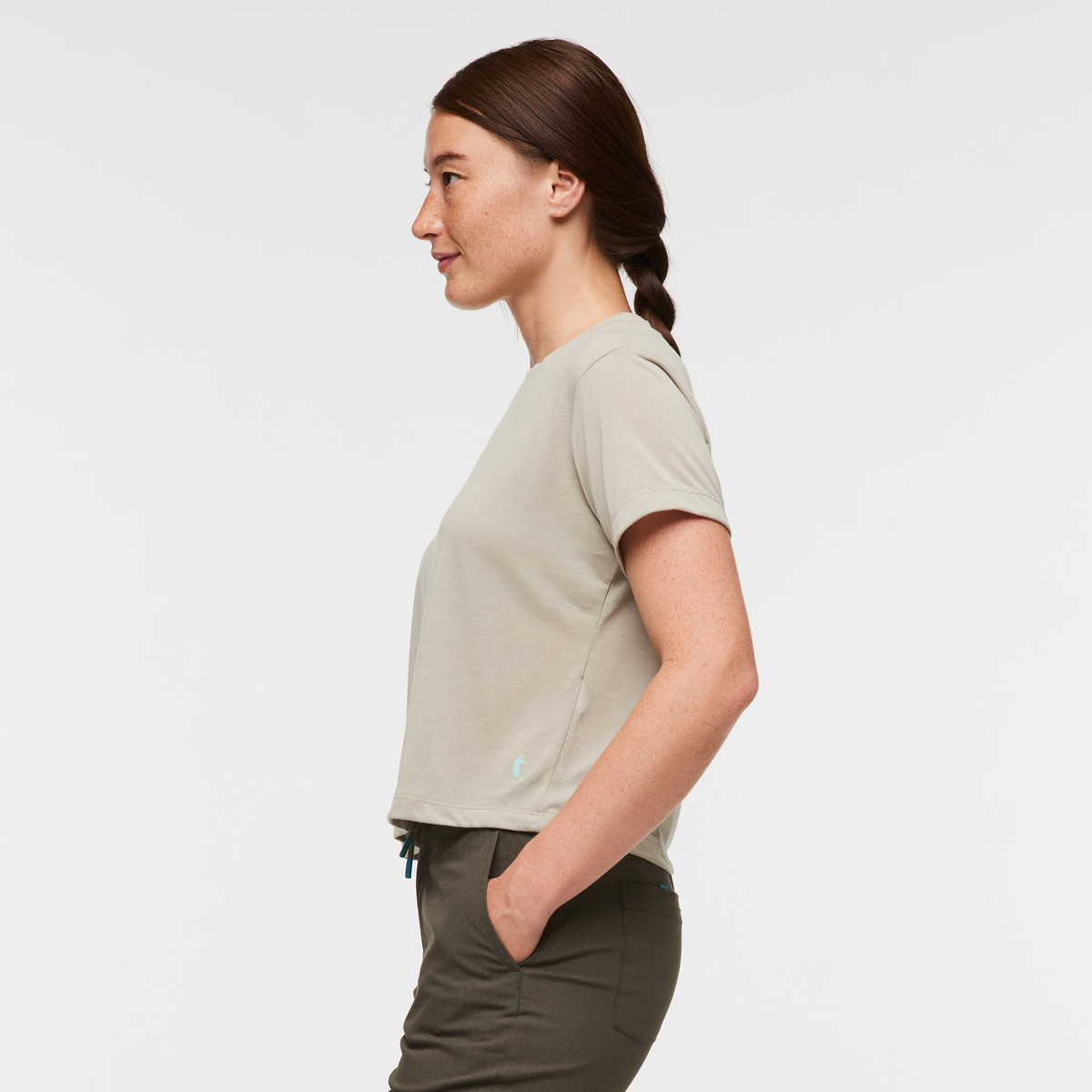 Paseo Travel Crop T Shirt Women's - Image 20