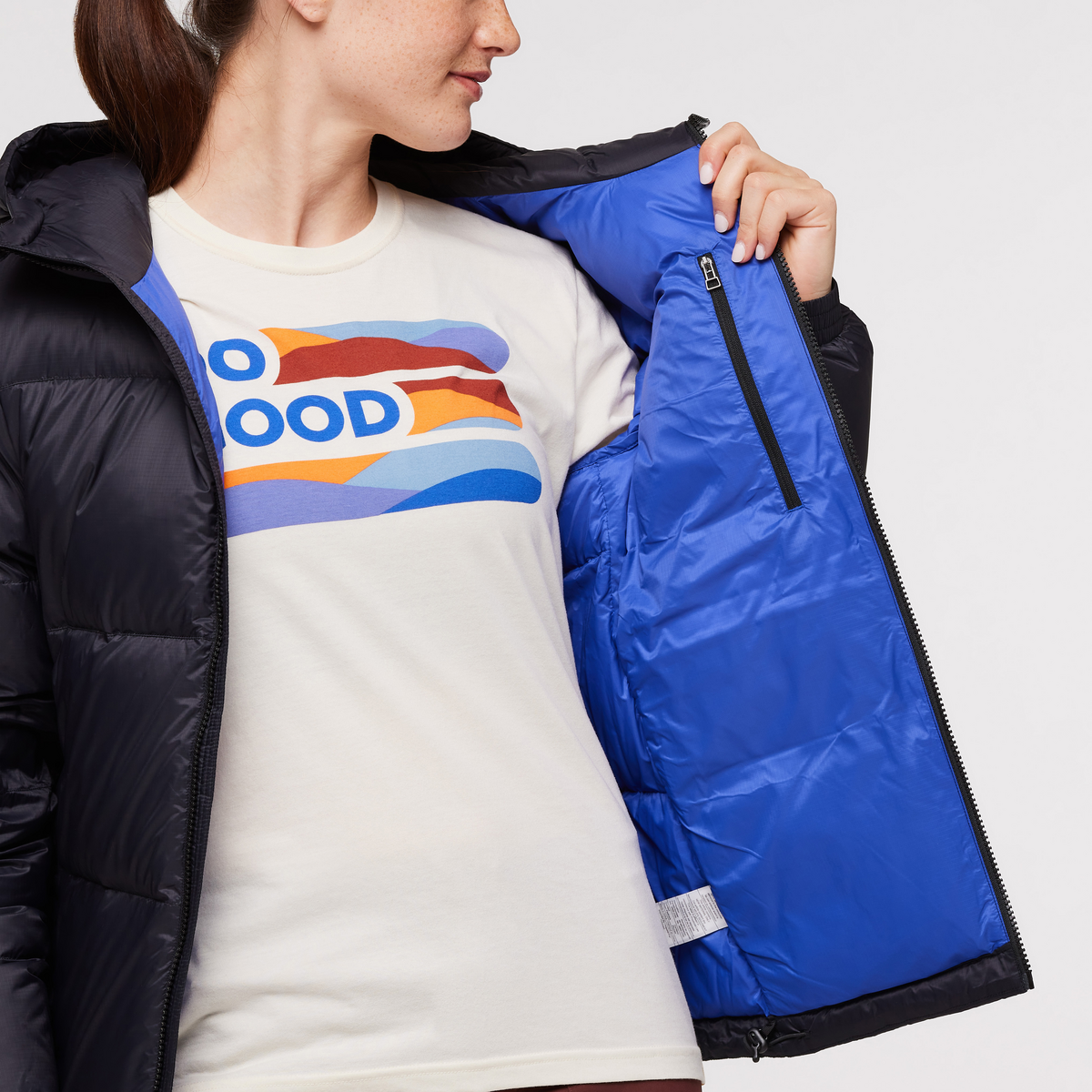 Solazo Down Hooded Jacket Women's - Image 12