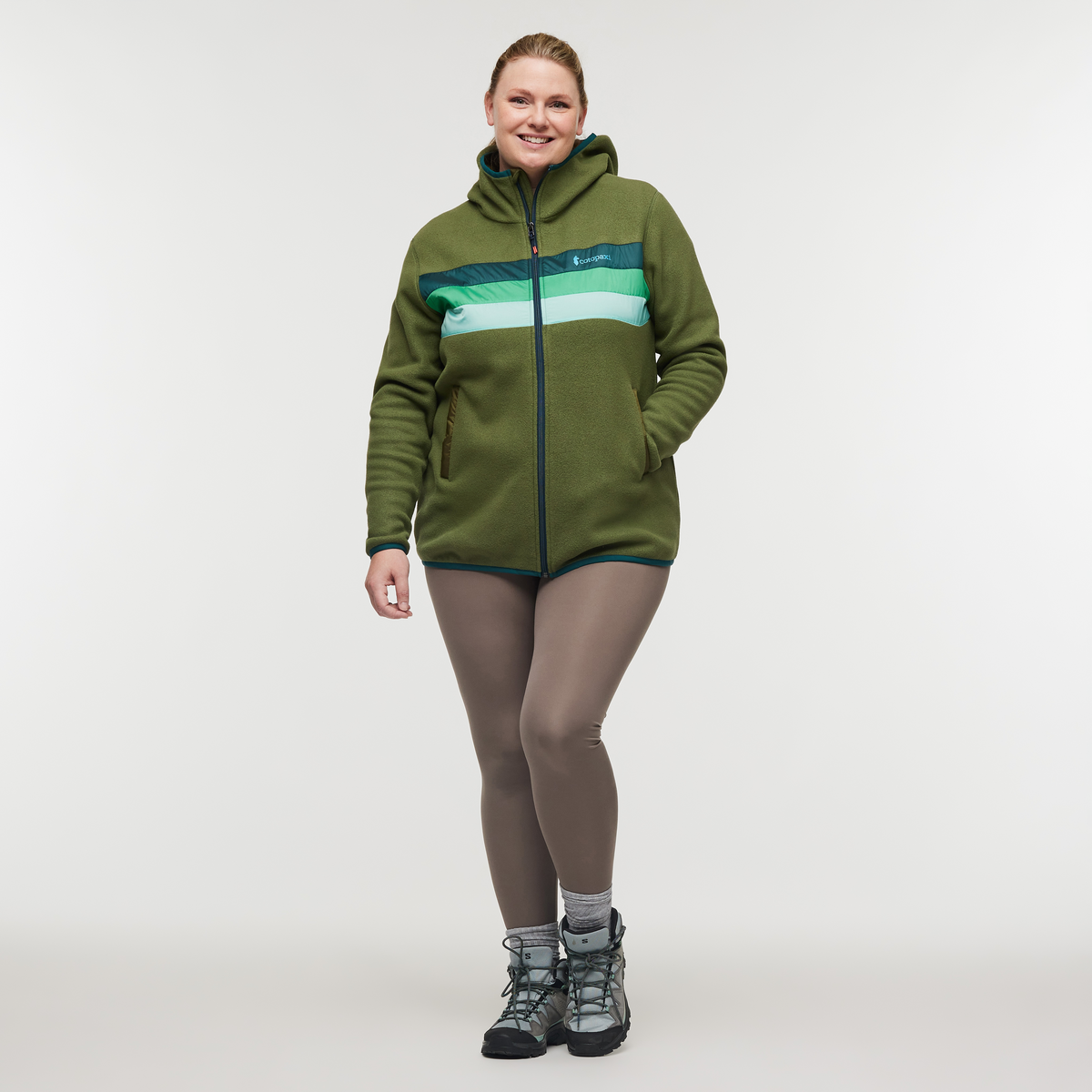 Teca Fleece Hooded Full Zip Jacket Women's - Image 12