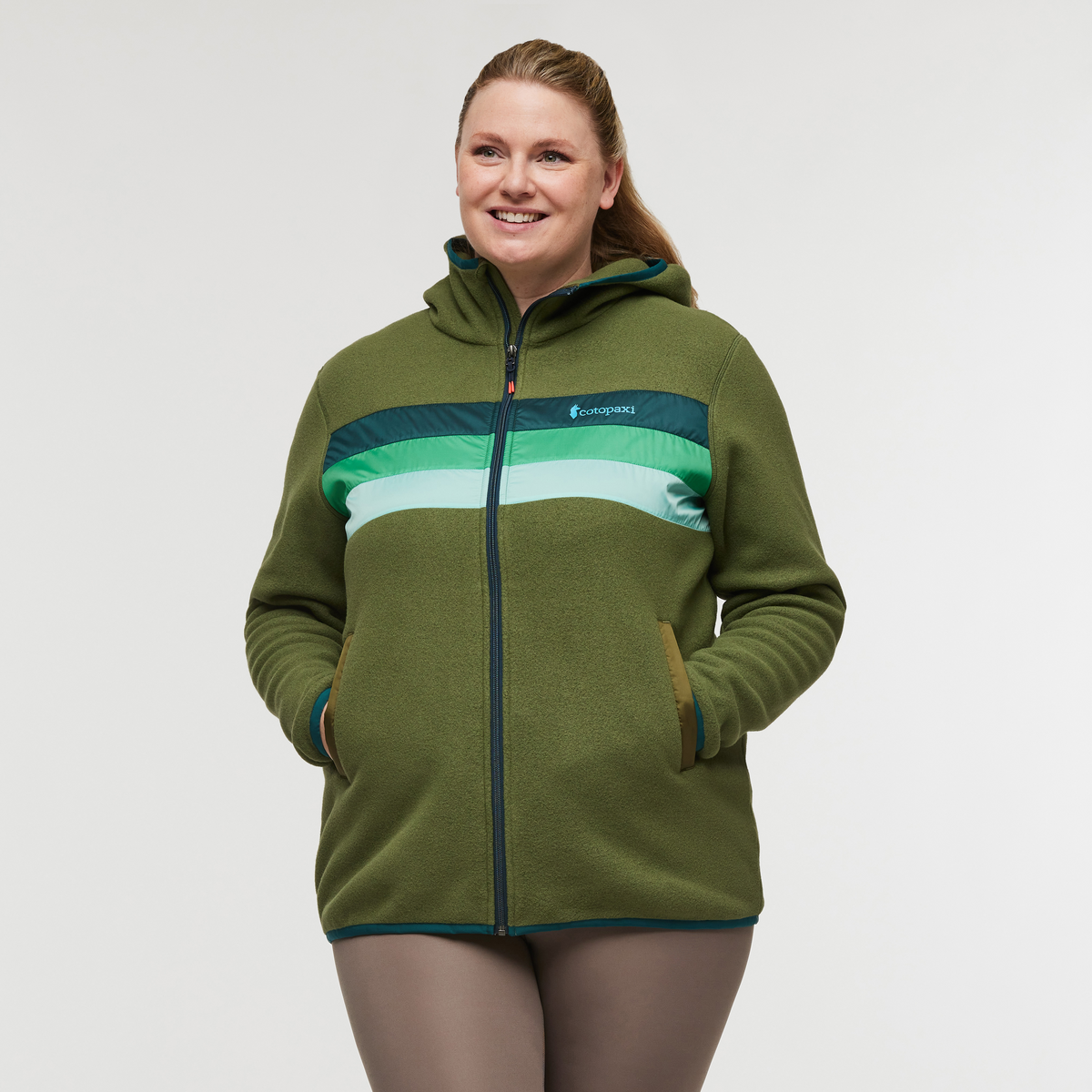 Teca Fleece Hooded Full Zip Jacket Women's - Image 11