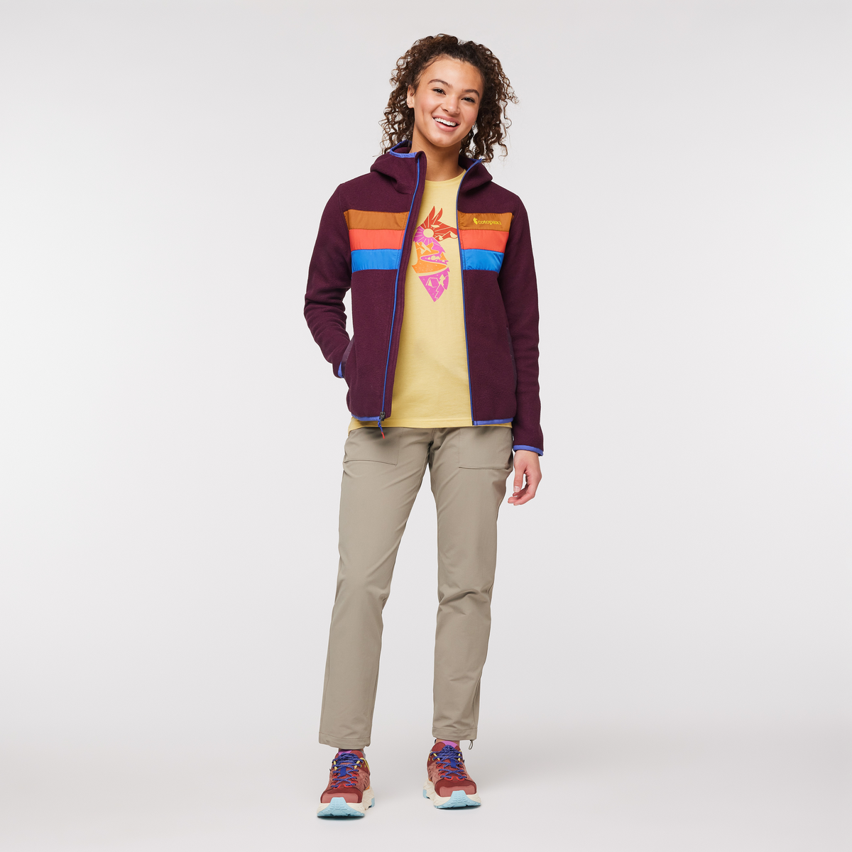 Alternative view of Teca Fleece Hooded Full Zip Jacket   Women's