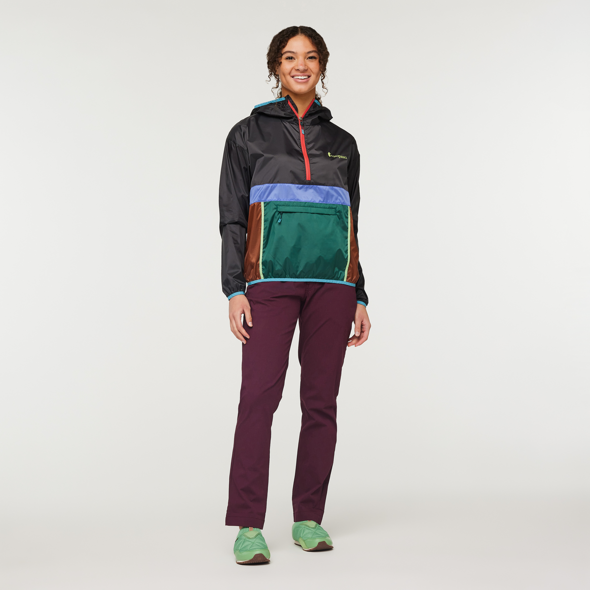 Alternative view of Teca Half Zip Windbreaker   Women's