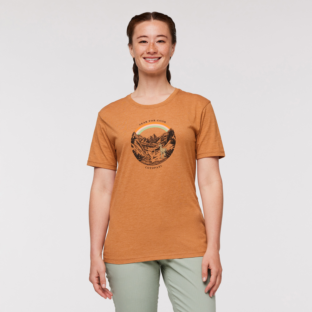 Traveling Llama T Shirt   Women's