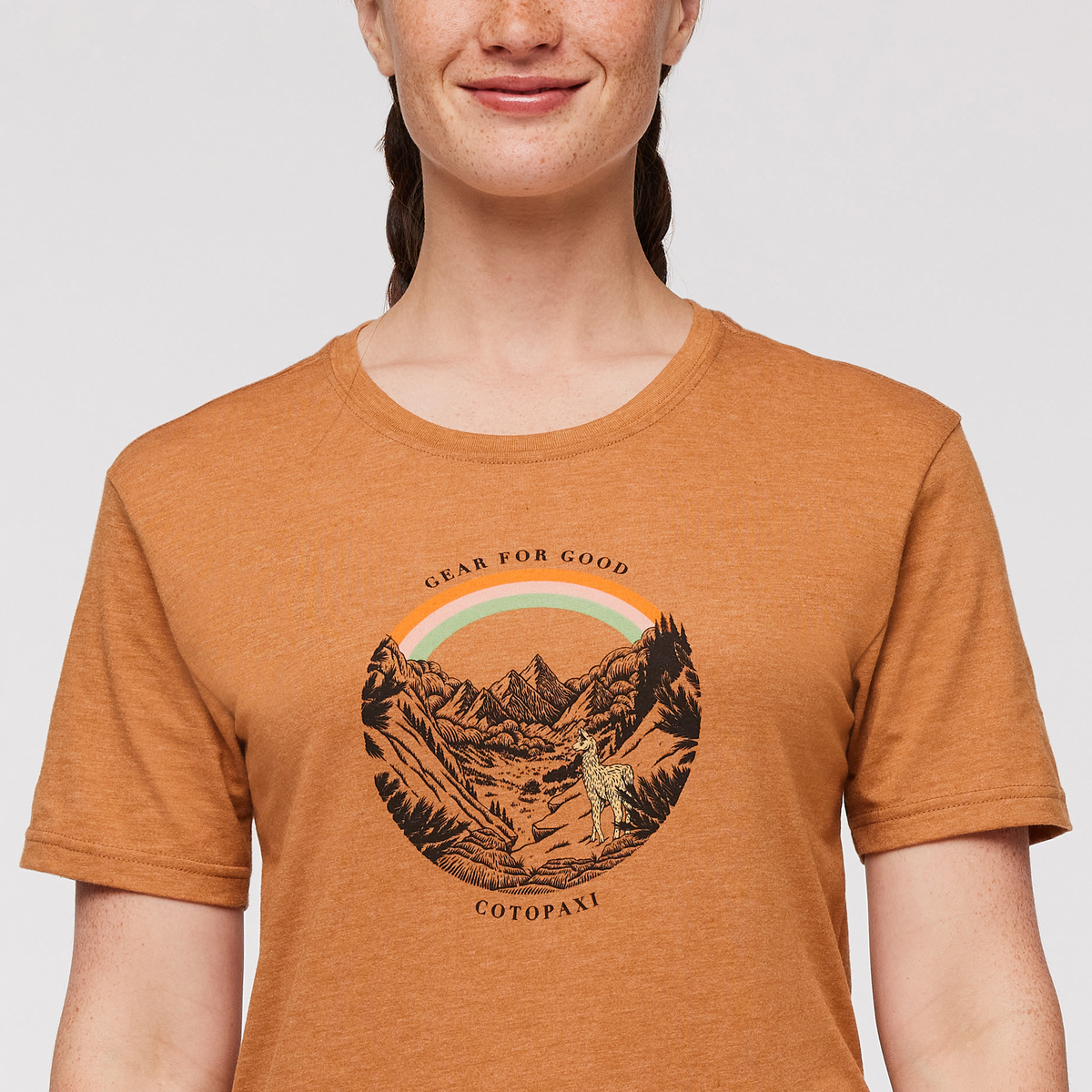 Traveling Llama T Shirt Women's - Image 4
