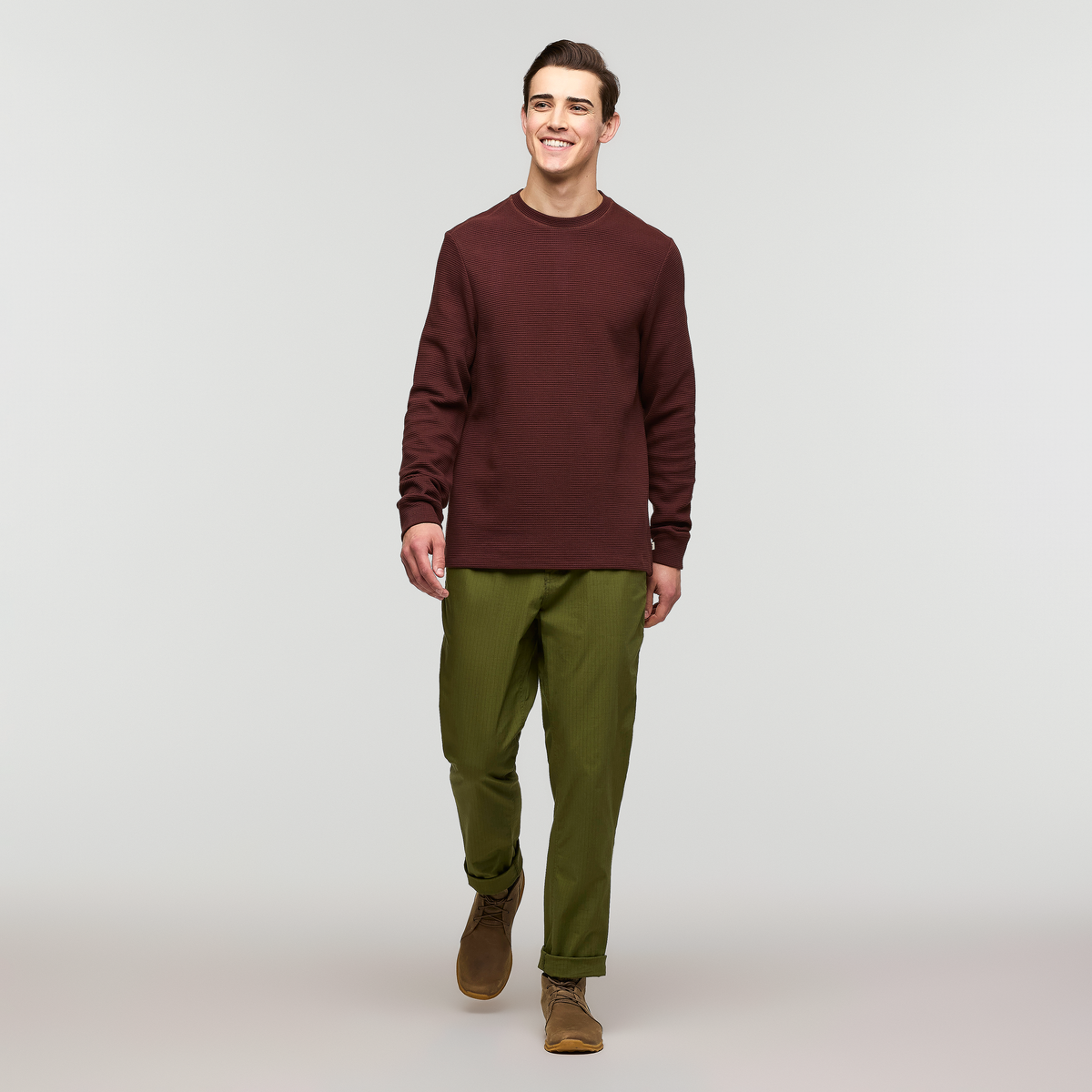 Atajo Long Sleeve Waffle Shirt Men's - Image 9