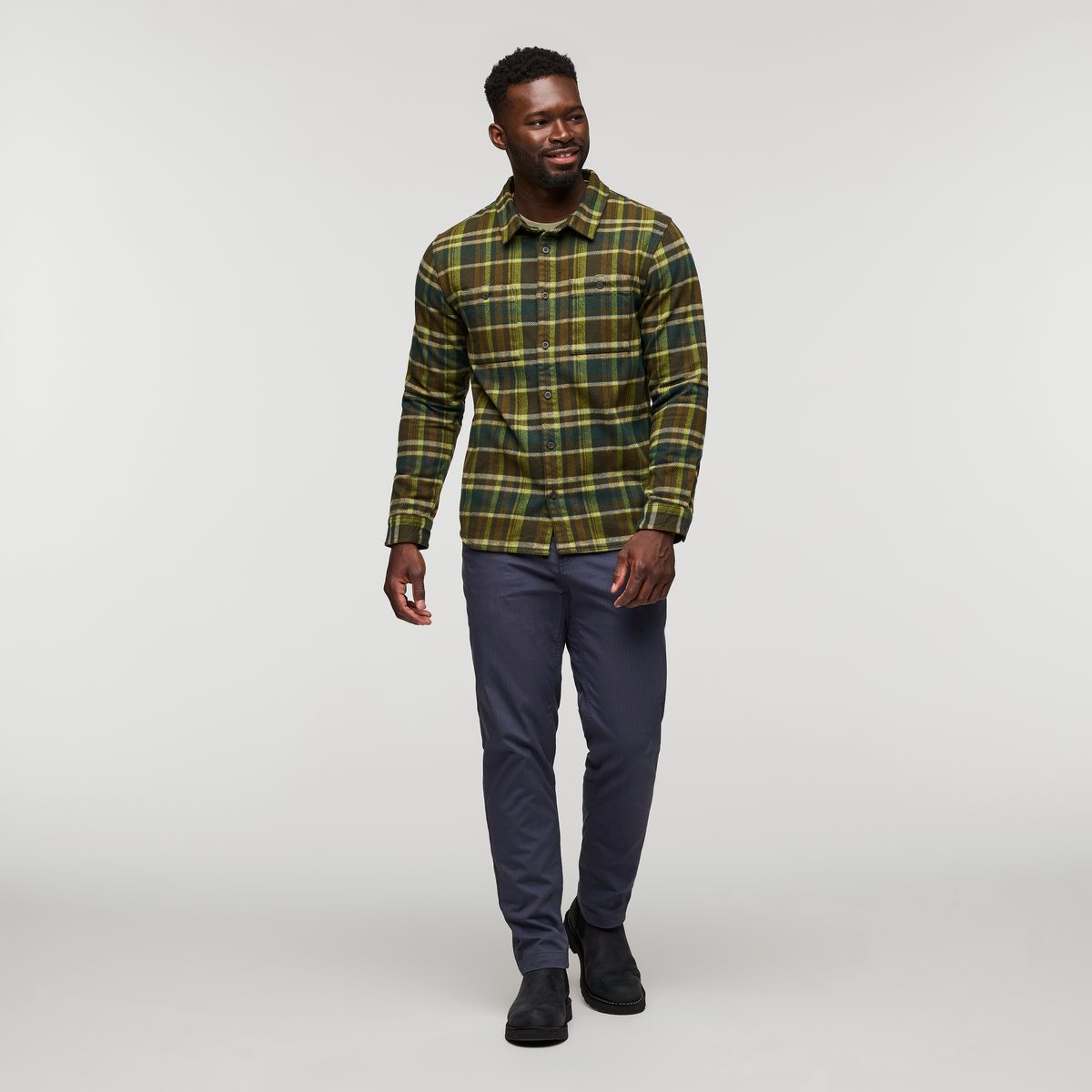 Mero Organic Flannel Shirt Men's - Image 28