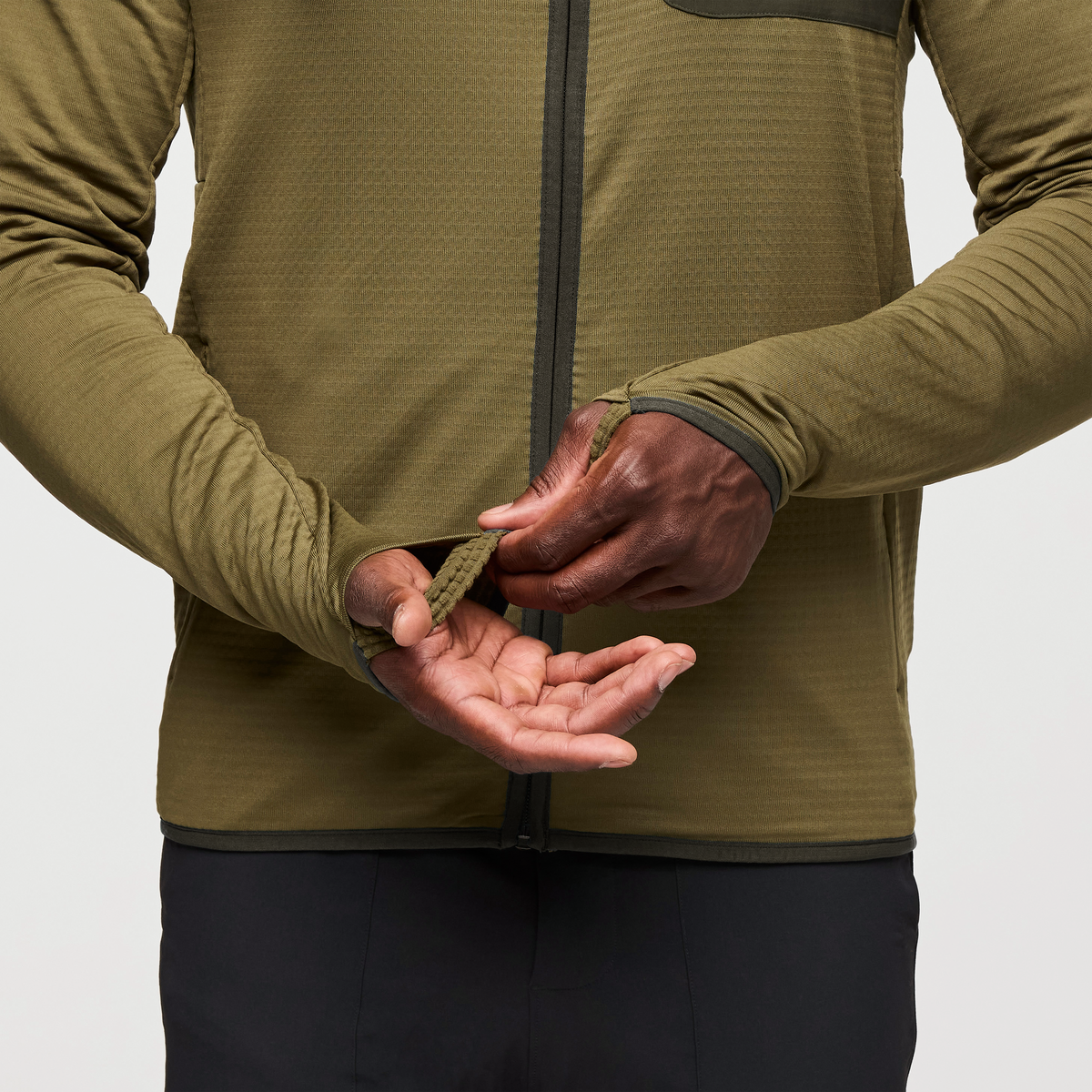 Otero Fleece Full Zip Hooded Jacket Men's - Image 15