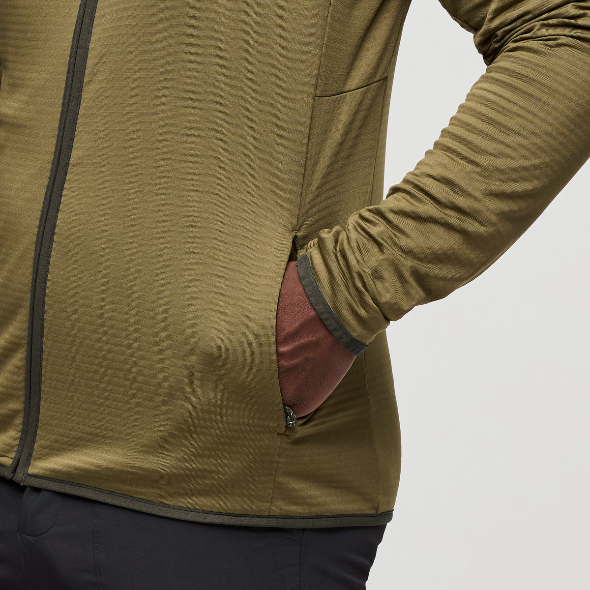 Otero Fleece Full Zip Hooded Jacket Men's - Image 14