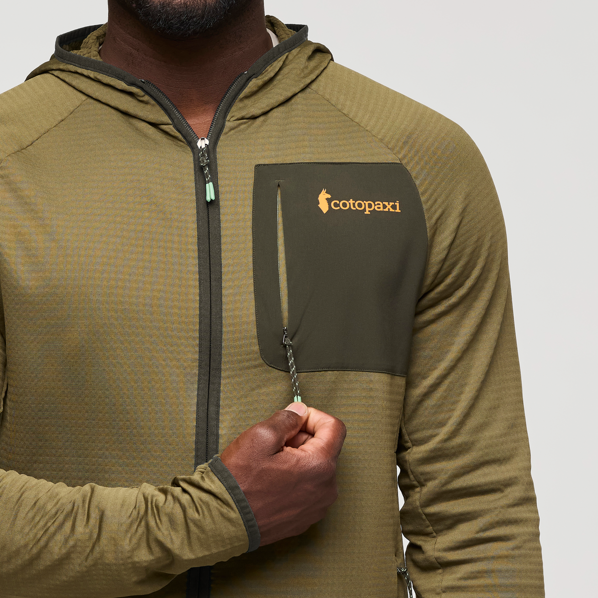 Otero Fleece Full Zip Hooded Jacket Men's - Image 16