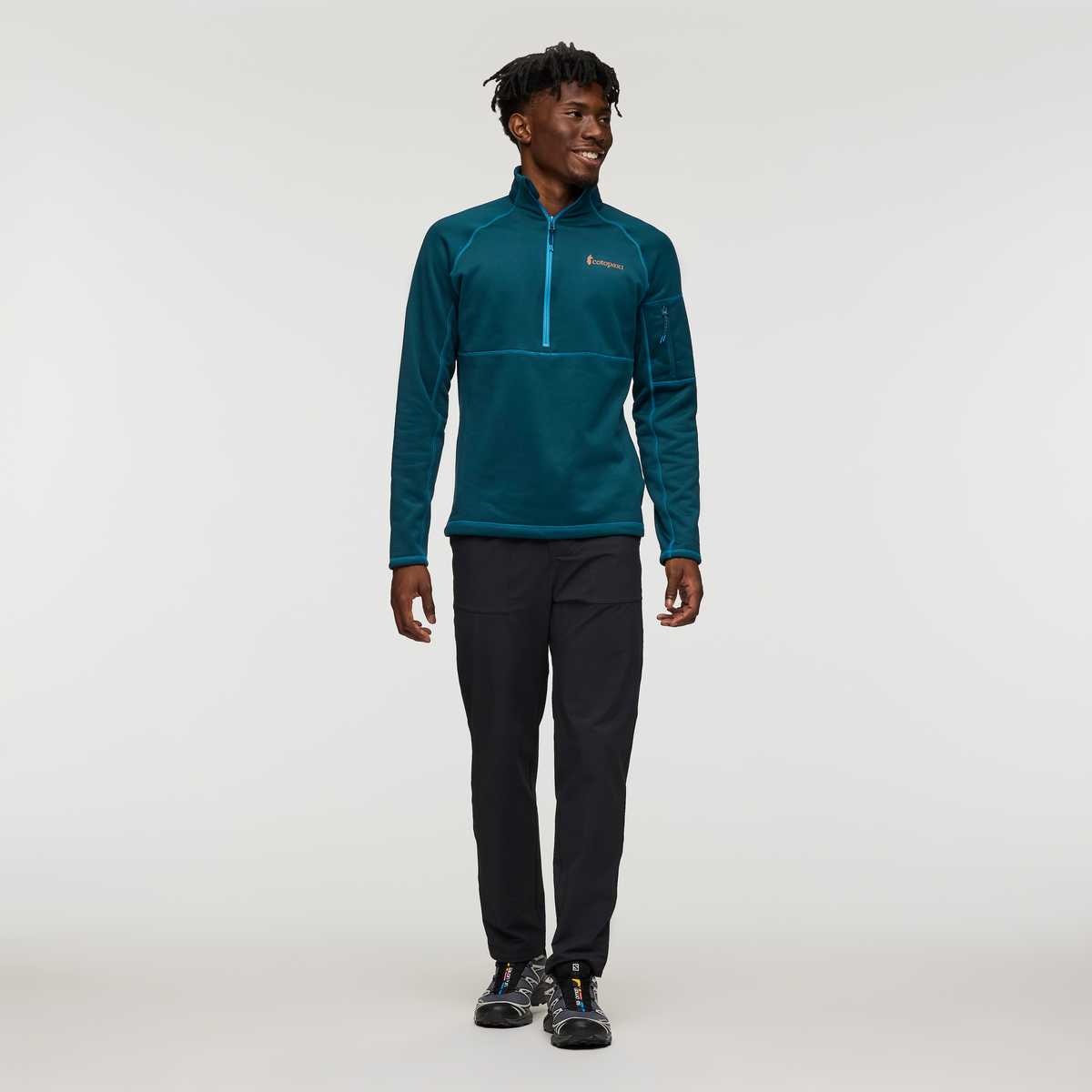 Alternative view of Tempa Fleece Half Zip Pullover   Men's