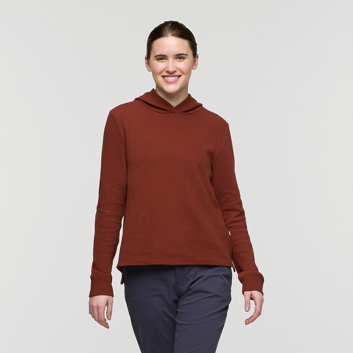 Atajo Long Sleeve Waffle Hoodie Women's - Image 6