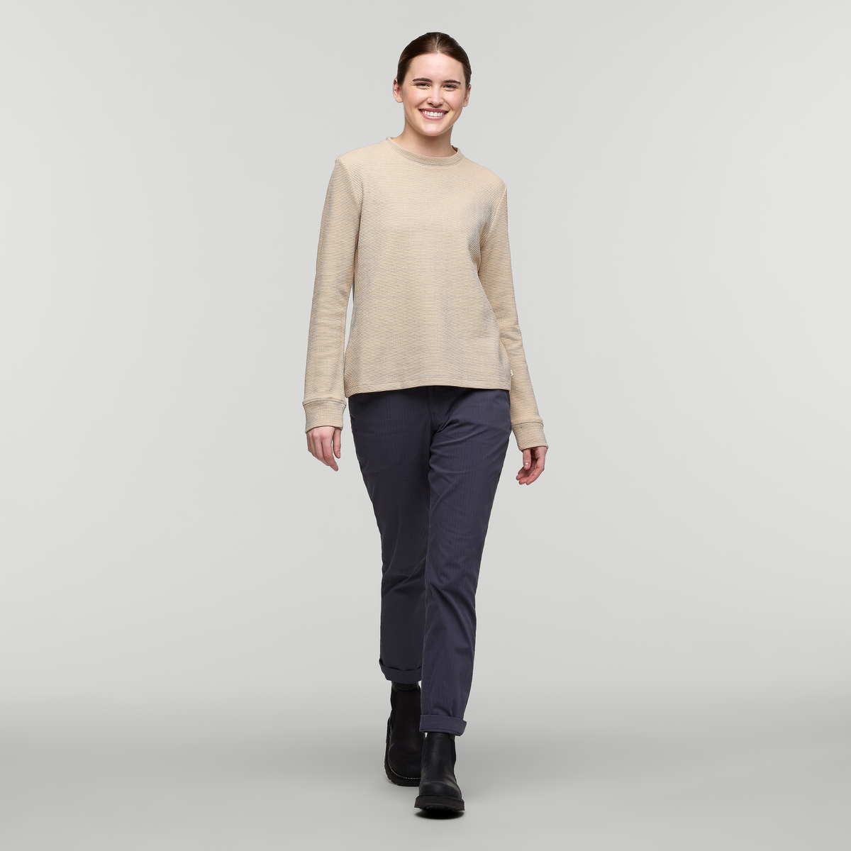 Alternative view of Atajo Long Sleeve Waffle Shirt   Women's