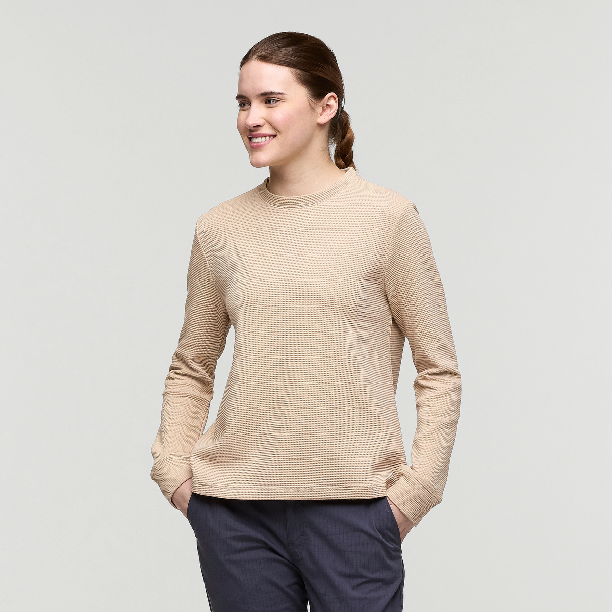 Atajo Long Sleeve Waffle Shirt   Women's