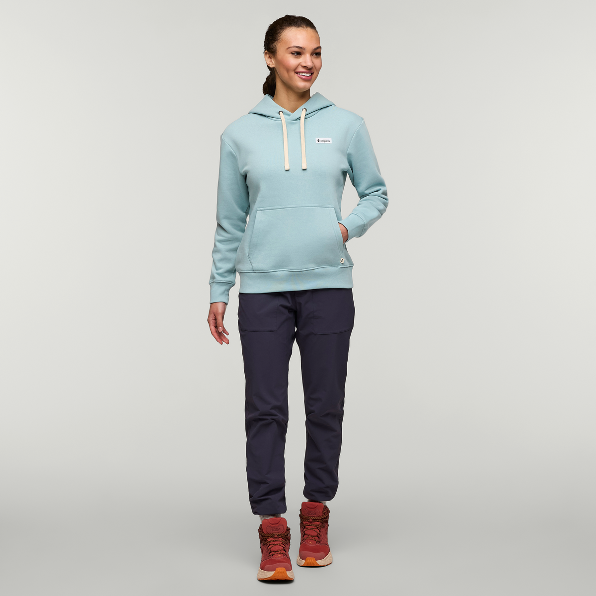 Alternative view of Llama Patch Pullover Hoodie   Women's