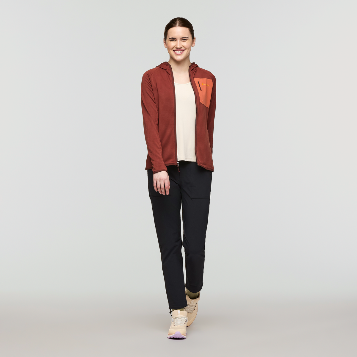 Otero Fleece Full Zip Hooded Jacket Women's - Image 10