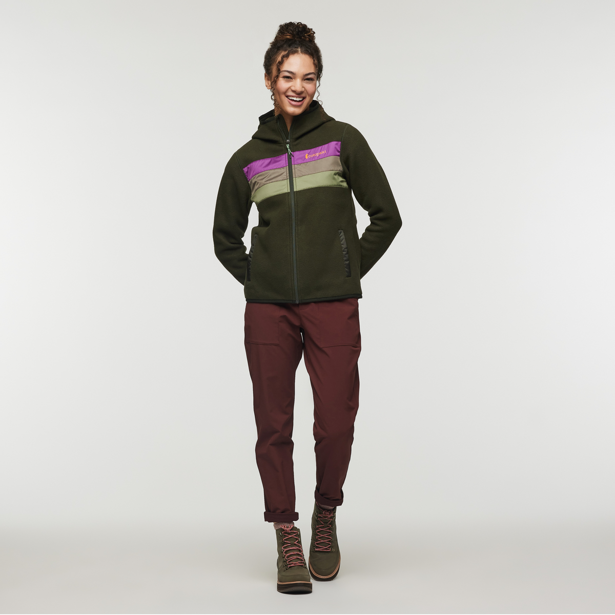 Teca Fleece Hooded Full Zip Jacket Women's - Image 17