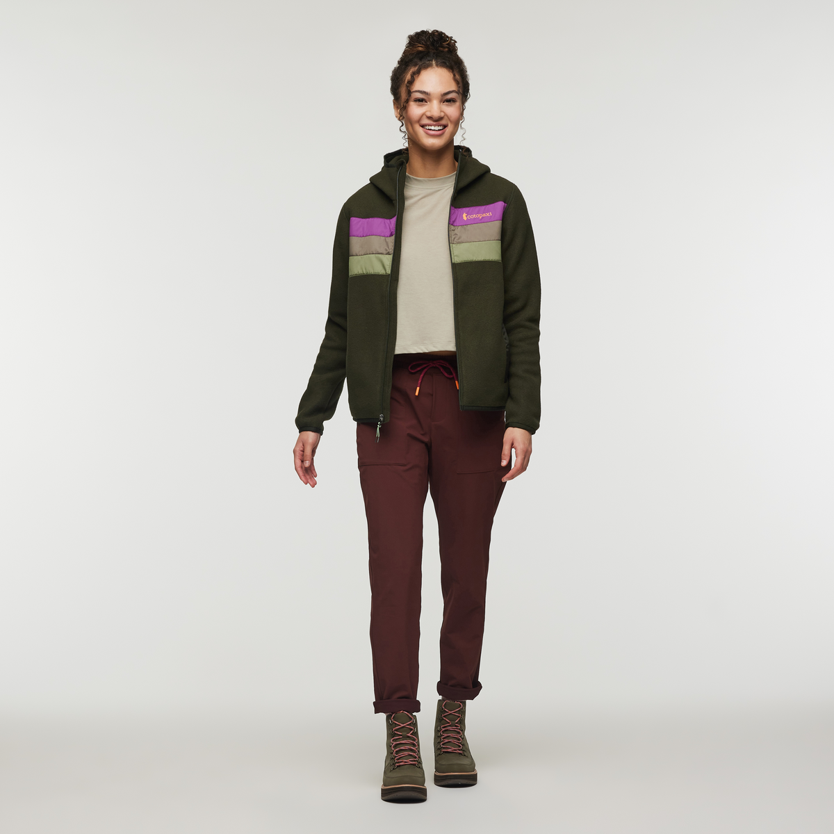 Teca Fleece Hooded Full Zip Jacket Women's - Image 22