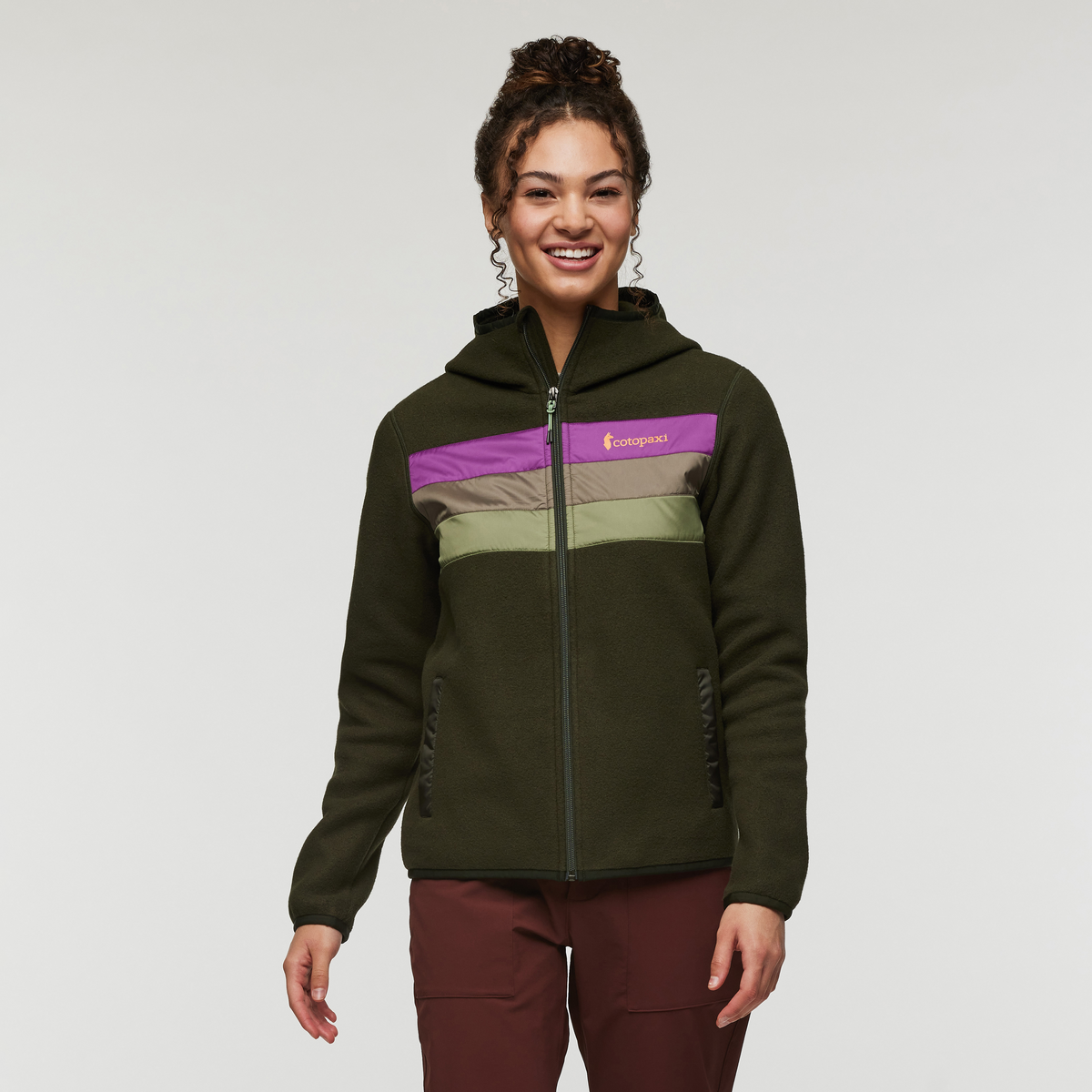 Teca Fleece Hooded Full Zip Jacket Women's - Image 23