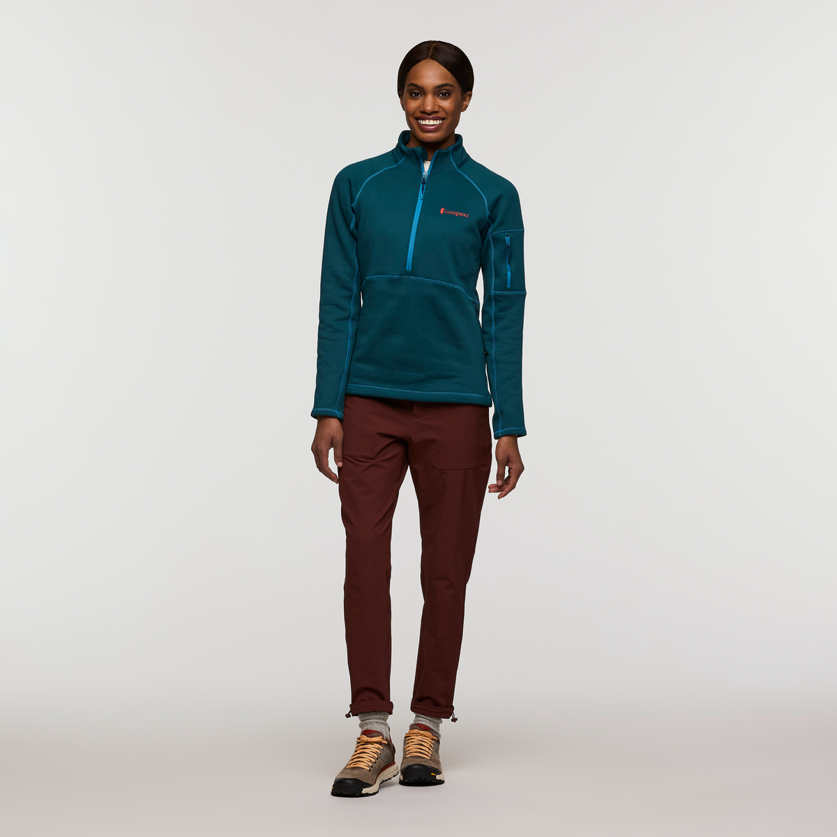 Alternative view of Tempa Fleece Half Zip Pullover   Women's