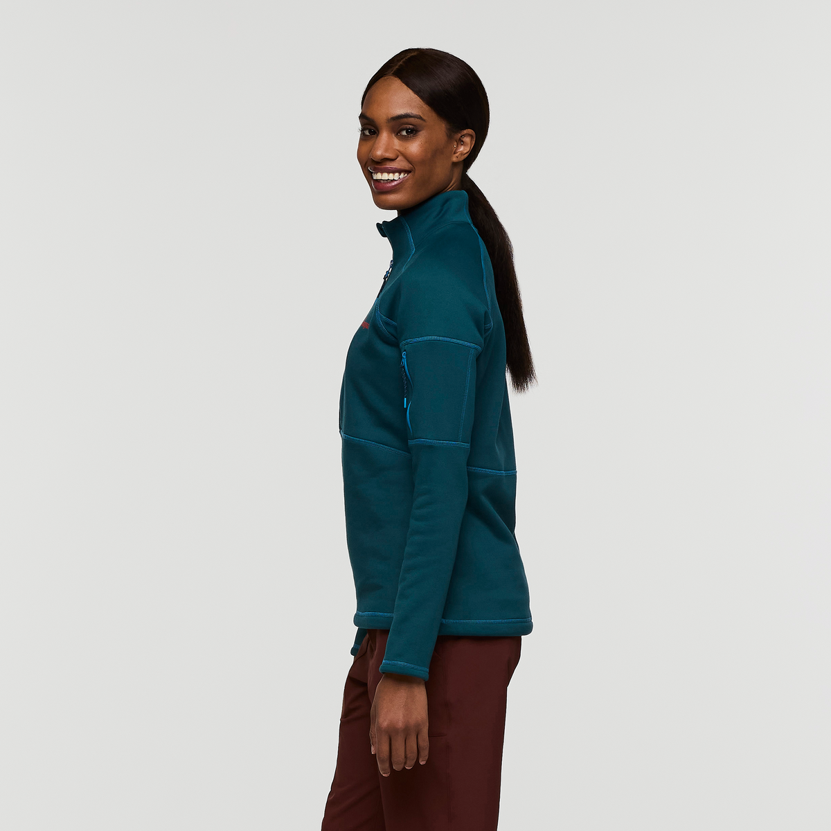 Tempa Fleece Half Zip Pullover Women's - Image 3