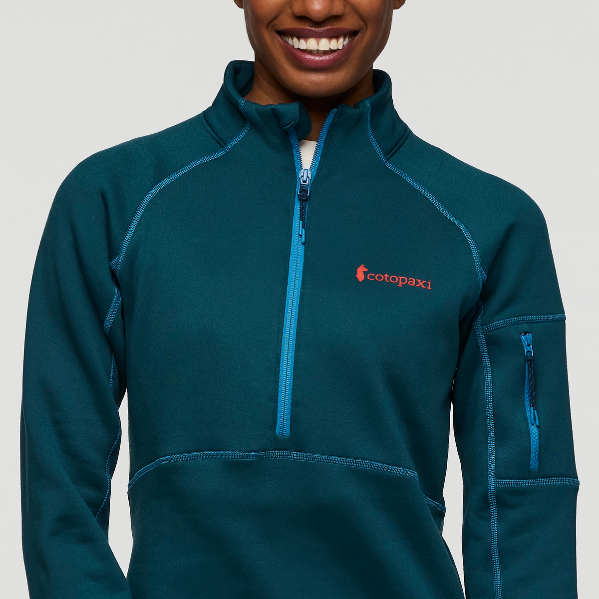 Tempa Fleece Half Zip Pullover Women's - Image 6