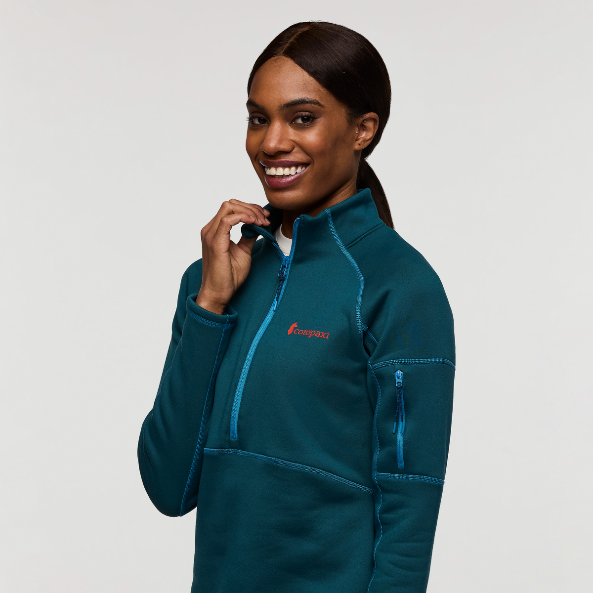 Tempa Fleece Half Zip Pullover Women's - Image 5