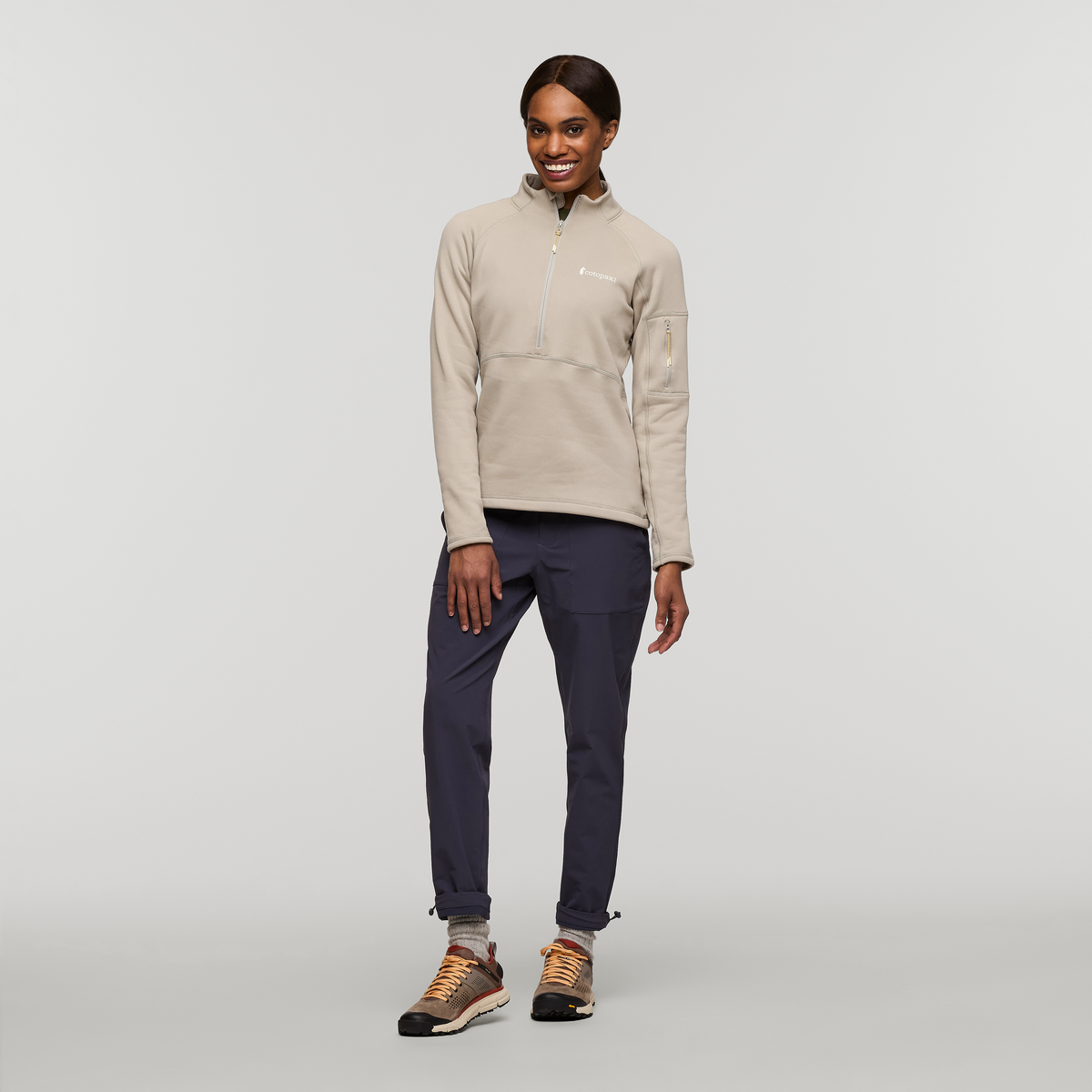 Tempa Fleece Half Zip Pullover Women's - Image 11